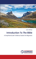 Introduction To The Bible