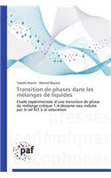 Transition de Phases Dans Les Mélanges de Liquides