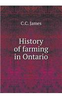 History of Farming in Ontario