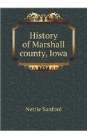 History of Marshall county, Iowa