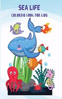 Sea Life Coloring Book For Kids