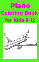 Plane Coloring Book for kids 8-12