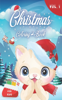 Christmas Coloring Book For Kids VOL. 1