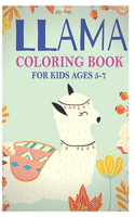 llama coloring book for kids ages 5-7: Fun coloring gift book for llama lovers with stress relief llama designs and funny cute shows