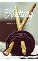Knitting Graph Paper Notebook: Keeping Your Knitting Projects Organised