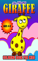 Giraffe The Champ Coloring Book for Kids Ages