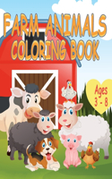 Farm Animals Coloring Book