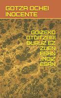 Goizeko Otoitzari Buruz EZ Zuen Esan Inoiz Esan
