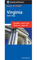 Rand McNally Easy to Fold Virginia