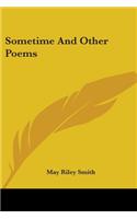 Sometime And Other Poems
