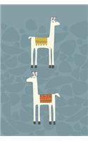 Lovely Llamas: A Blank Squared Paper Journal with Cute Llama Cover Art