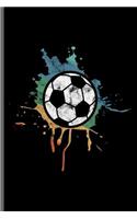 Soccer Ball Retro: World Cup Football Soccer notebooks gift (6x9) Lined notebook to write in