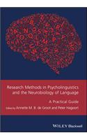 Research Methods in Psycholinguistics and the Neurobiology of Language