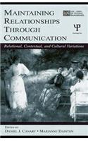 Maintaining Relationships Through Communication