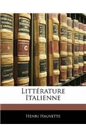 Littérature Italienne