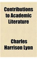 Contributions to Academic Literature