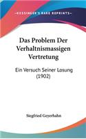Das Problem Der Verhaltnismassigen Vertretung