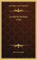 An Ode On The Peace (1783)