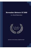 November Meteors Of 1868