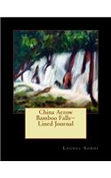 China Arrow Bamboo Falls Lined Journal