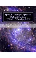 Speech Therapy Aphasia Rehabilitation Star Workbook III