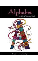 Alphabet Adult Coloring Book