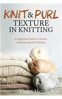 Knit and Purl Texture in Knitting