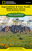 Superstition & Four Peaks Wilderness Areas, Tonto National Forest: Trails Illustrated Other Rec. Areas