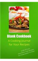 Blank Cookbook