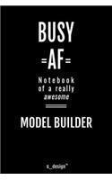 Notebook for Model Builders / Model Builder: awesome handy Note Book [120 blank lined ruled pages]
