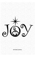 Joy: A 6x9 Inch Diary Notebook Journal With A Bold Text Font Slogan On A Matte Cover and 120 Blank Lined Pages Makes A Great Alternative To A Card