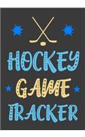Hockey Game Tracker: Kids Hockey Journal Personal Stats Notebook Gift 110 Game Sheets