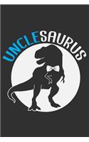 Unclesaurus: Gifts for uncle from niece, gifts for uncle funny, funny uncle gifts 6x9 Journal Gift Notebook with 125 Lined Pages