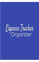 Expense Tracker Organizer: Blue Journal Easy Tracker for Personal Expenses Record - Great for Travel Cost and Family Trip - 6x9 110 pages