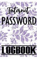 Internet Password Logbook: password book, password log book and internet password organizer, alphabetical password book, Logbook To Protect Usernames and ... notebook, passwor