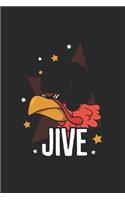 Thanksgiving Turkey Face Jive Notebook