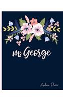 MS George: Academic Planner(1 Custom Gifts for Women)