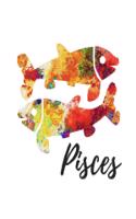 Pisces: Pisces Grimoire Spellcasting Journal Fall Colors