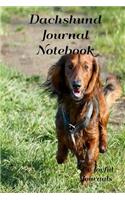 Dachshund Journal Notebook: 6 x 9 Cute Dachshund Notebook Journal with 120 lined pages