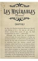 Les Miserables Journal Notebook: (French Novel Diary 6x9)