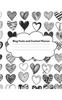Blog Posts and Content Planner