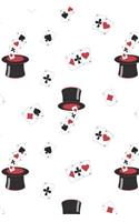Wizard and Witch Pattern Cute Horror Decoration 31: Blank Lined Notebook for Halloween and Magic Lovers