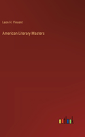 American Literary Masters