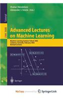 Advanced Lectures on Machine Learning