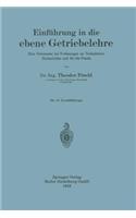 Einführung in Die Ebene Getriebelehre