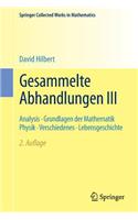 Gesammelte Abhandlungen III