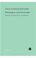 Philosophie und Universität