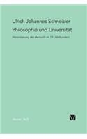 Philosophie und Universität