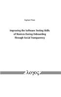 Improving the Software Testing Skills of Novices During Onboarding Through Social Transparency