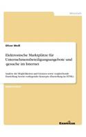 Elektronische Marktplätze für Unternehmensbeteiligungsangebote und -gesuche im Internet